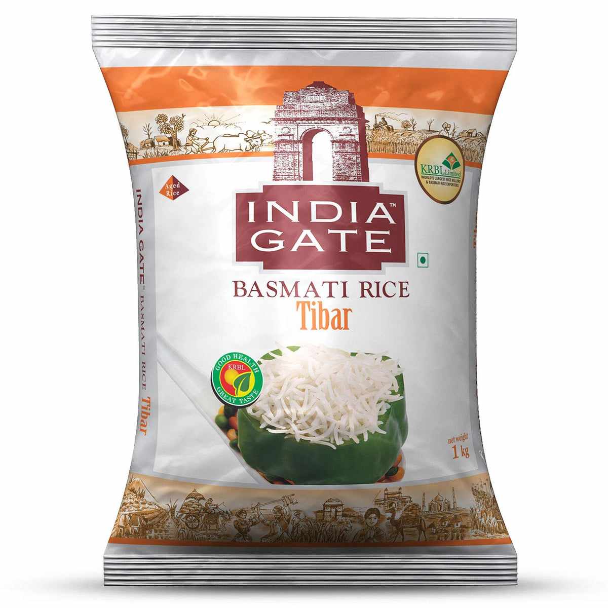 Indiagate Basmati Rice [Tibar] ( ইন্ডিয়া গেট বাসমতি রাইস টাইবার )